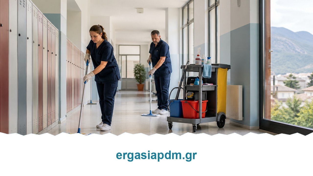 Προσωπικό καθαριότητας σε σχολική μονάδα – ergasiapdm.gr