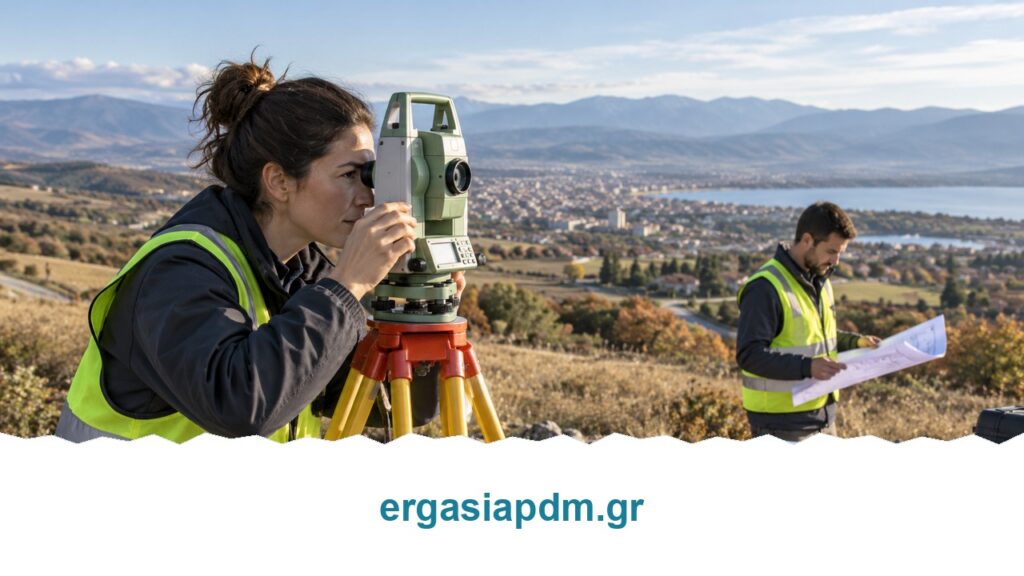 ΑΝΚΟ 30/2026: Αγρονόμος–Τοπογράφος Μηχανικός ΠΕ στην Κοζάνη – νέα θέση εργασίας